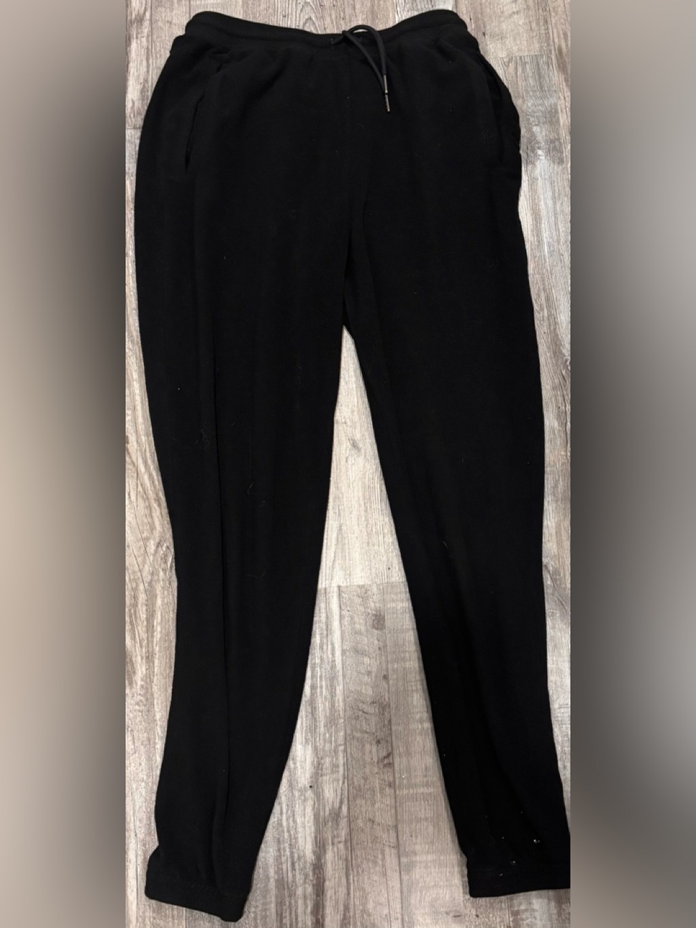 Patagonia Black Fleece Joggers Drawstring Sweatpants Pockets Size S